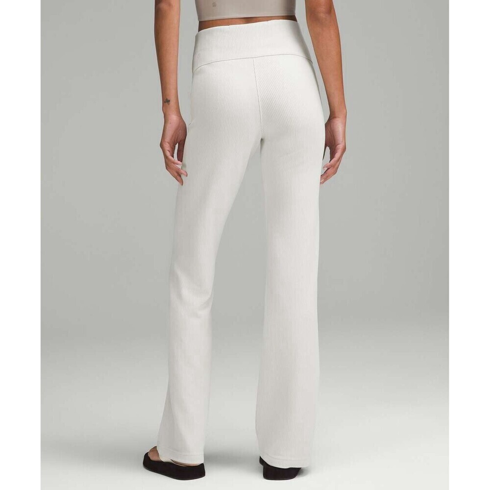 Lululemon Ribbed Softstreme Flared Pant Regular Bone